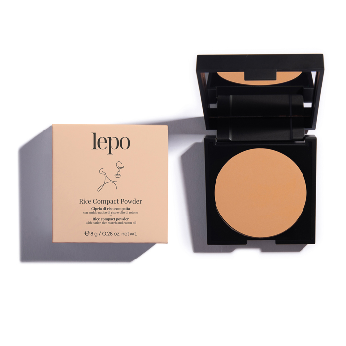 Lepo RICE COMPACT POWDER  Sumpags Poudra Ruziou me Amulo Ruziou Kai Bambakelaio  - N.93 8g
